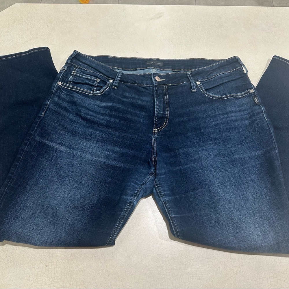 Silver Jeans Dark boyfriend jeans - Picture 2 of 10